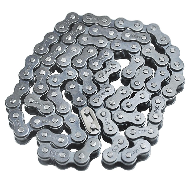 HOLATO Rear #420 Drive Chain 90 Links + Master Link for Coleman 196cc 212cc 6.5hp CT200U CT200U-EX BT200X Baja Warrior Hensim MB200 Massimo TrailMaster MB165 Mini Bike Heavy Duty Parts - Image 5